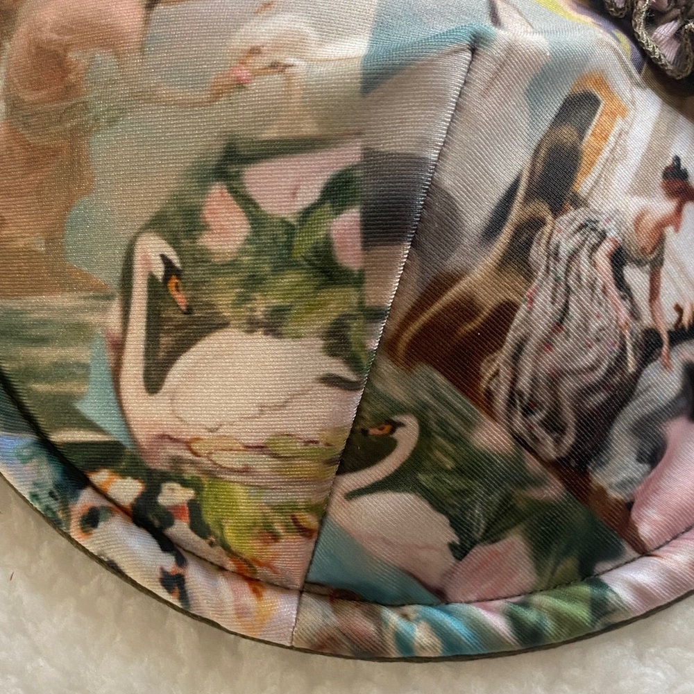 NWT Strawberry Milk Mob Artistic Nature Print Bra bikini top - Picture 3 of 10